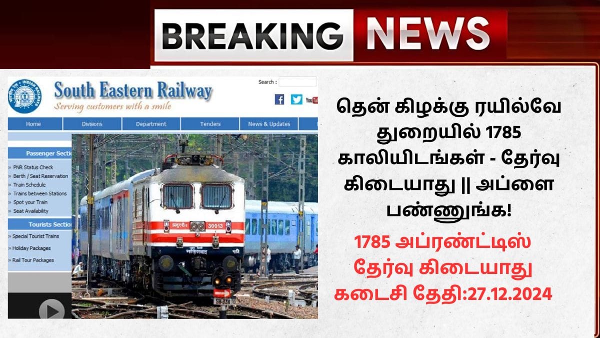 RRC SER Recruitment 2024