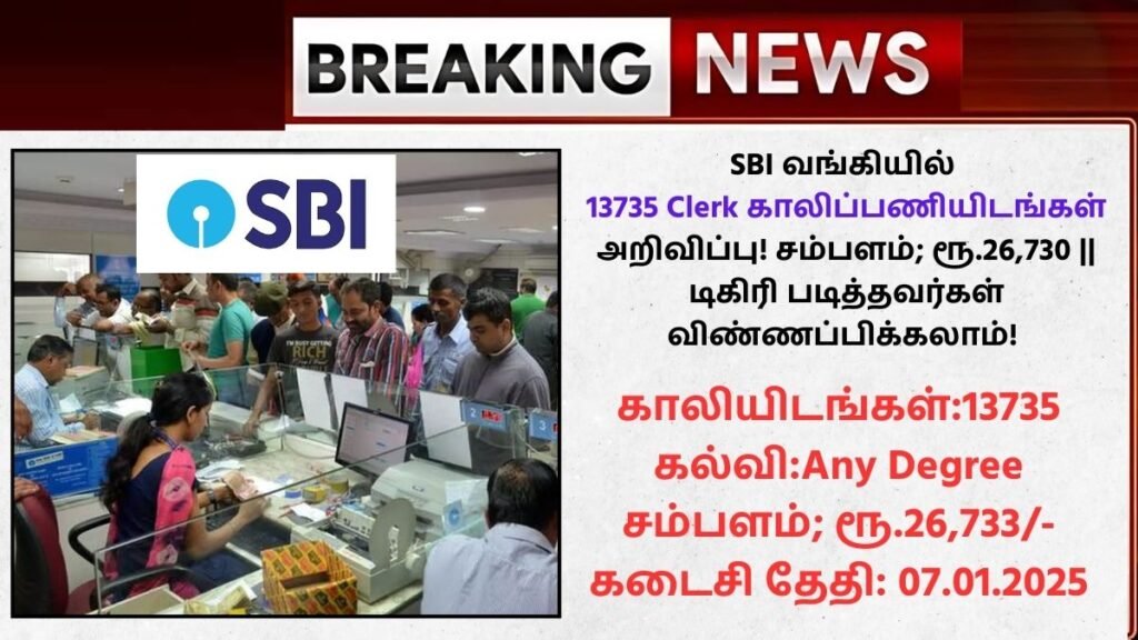 SBI Clerk Recruitment 2025