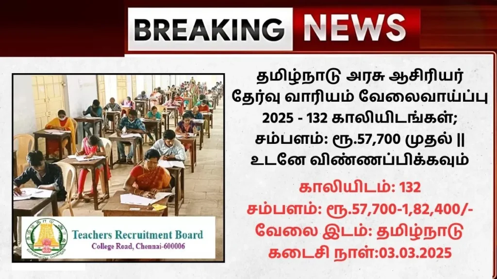 TN TRB Recruitment 2025
