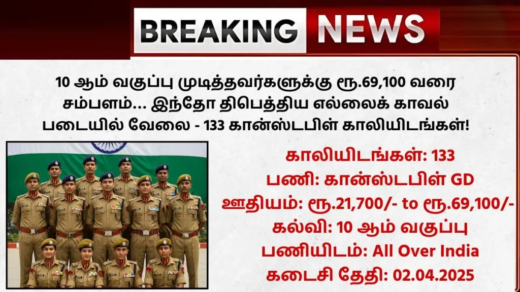 ITBP Constable Recruitment 2025