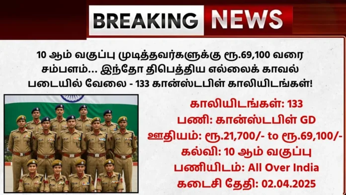 ITBP Constable Recruitment 2025