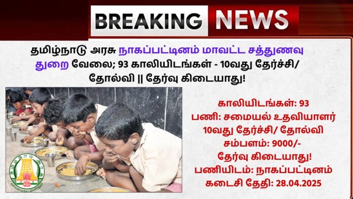 Nagapattinam Sathunavu Thurai Jobs 2025