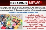 Tamilnadu Anganwadi Recruitment 2025
