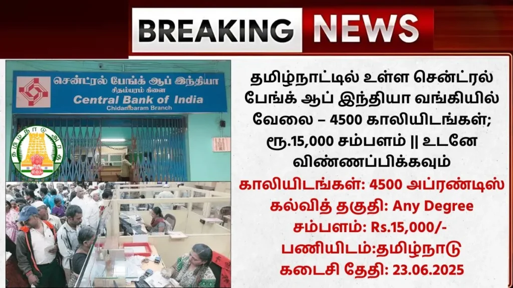 Central Bank of India Recruitment 2025