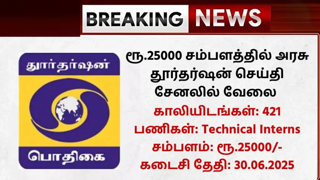 Prasar Bharati Recruitment 2025