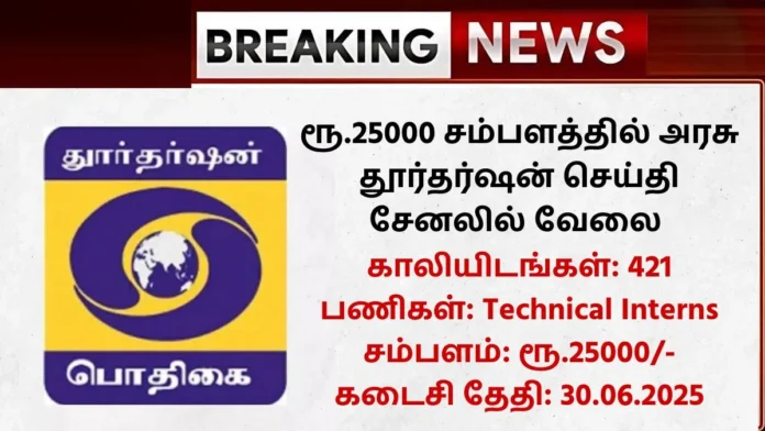 Prasar Bharati Recruitment 2025
