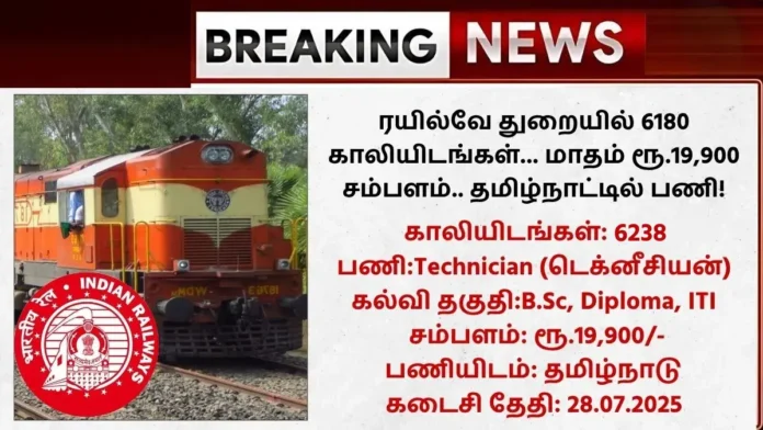 RRB Technician Recruitment 2025