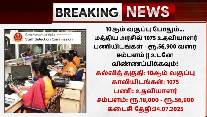 SSC MTS Recruitment 2025