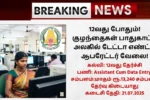 DCPU Vellore Recruitment 2025