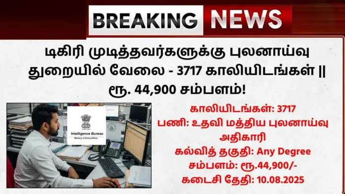 IB Recruitment 2025