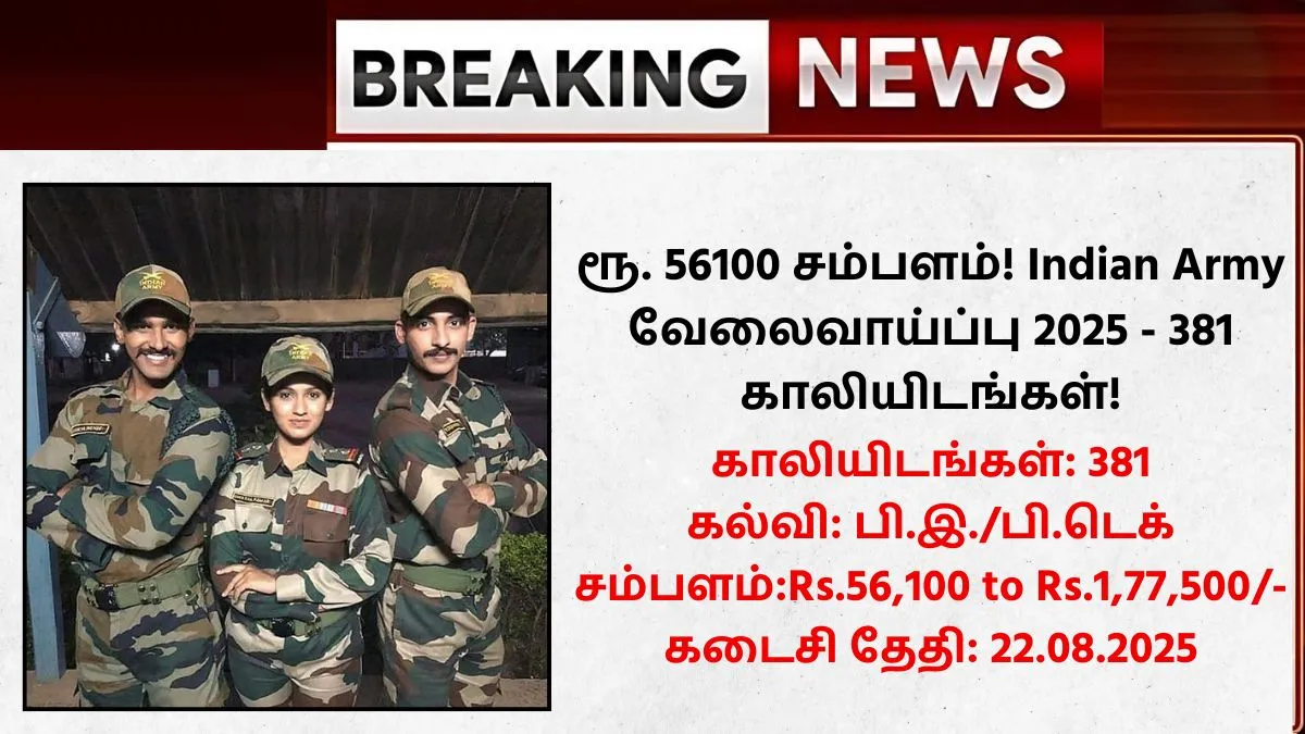 Indian Army Recruitment 2025