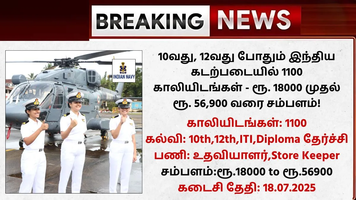 Indian Navy Civilian Recruitment 2025