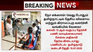 NABFINS Recruitment 2025