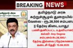 TN Environment Department Recruitment 2025