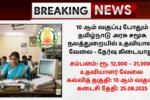 Chennai Social Welfare Department Recruitment 2025