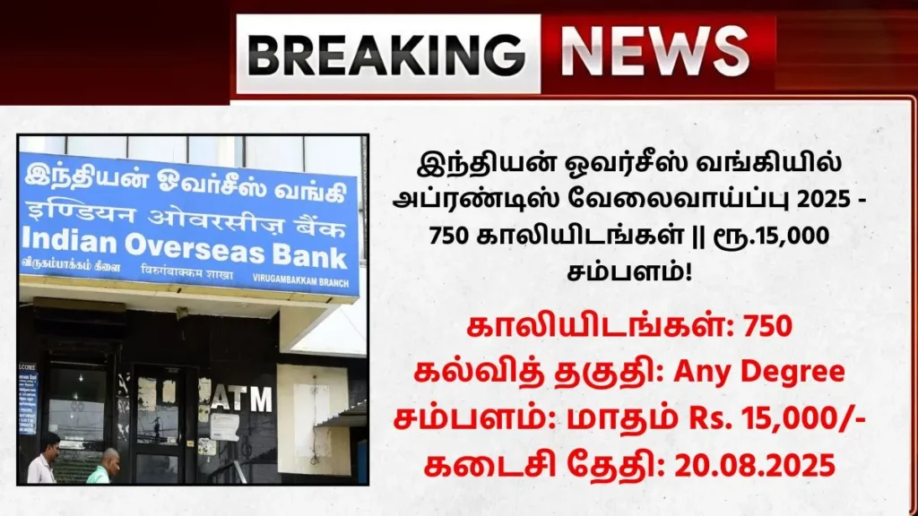 Indian Overseas Bank Recruitment 2025
