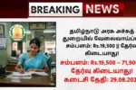 TN Stationery and Printing Department Recruitment 2025