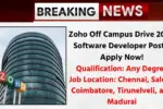 Zoho Off Campus Drive 2025