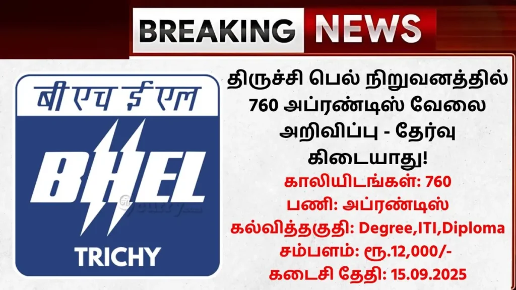 BHEL Trichy Recruitment 2025