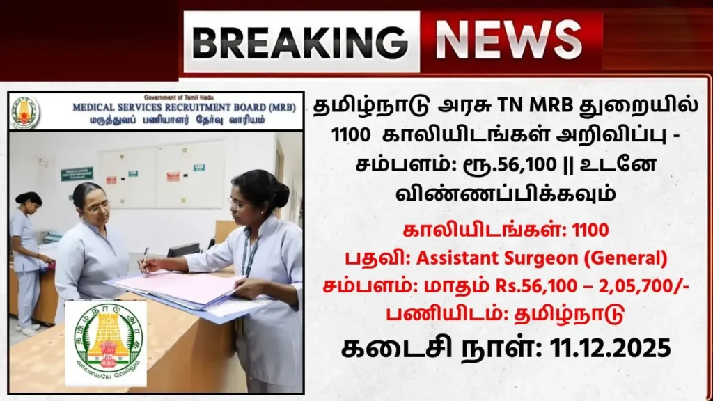 TN MRB Recruitment 2025