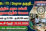 NIT Trichy Technical Recruitment 2026