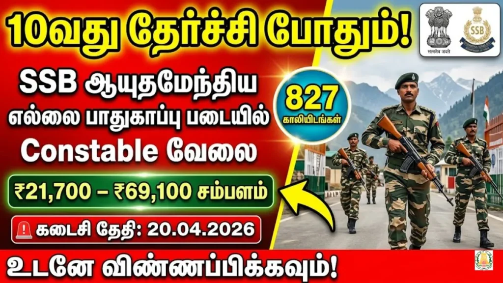 SSB Recruitment 2026