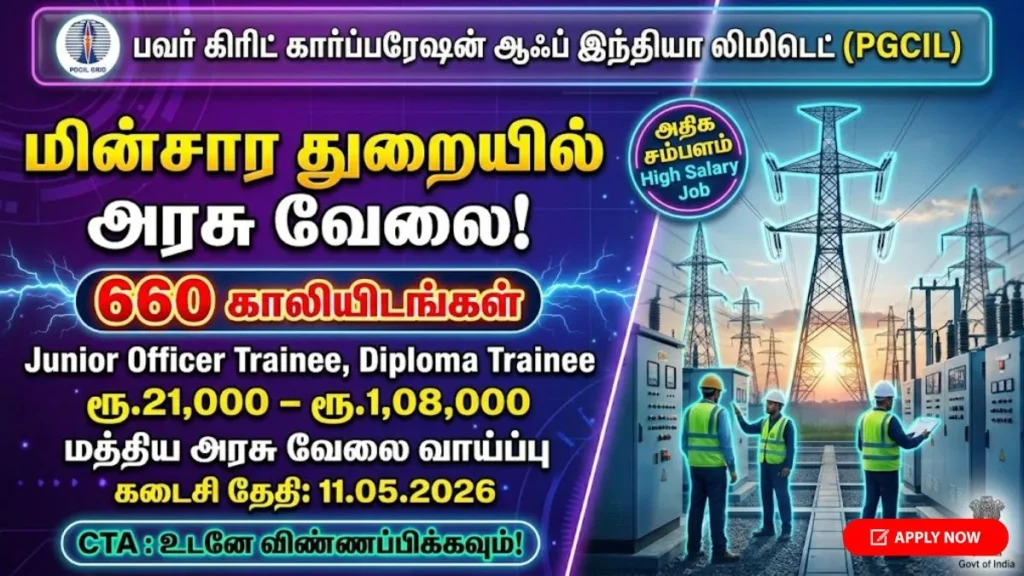 PGCIL POWERGRID Non Executive Recruitment 2026