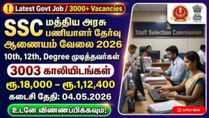 SSC Selection Post Phase 14 Recruitment 2026