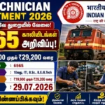 RRB Technician Recruitment 2026 – Apply Online for 6,565 Technician Grade-I Signal and Technician Grade-III Vacancies in Indian Railways