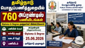 TN PWD Recruitment 2026