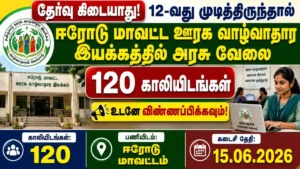 TNSLRM Erode Recruitment 2026
