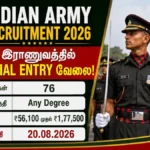 Indian Army Recruitment 2026 for NCC Special Entry Scheme 125th Course with 76 vacancies, Any Degree qualification and salary up to ₹1,77,500
