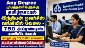 Indian Overseas Bank Recruitment 2026 750 Apprentice Jobs Notification Apply Online