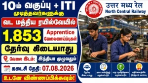 RRC NCR Recruitment 2026 1853 Apprentice Vacancy Notification for 10th Pass and ITI Candidates Apply Online