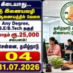 TNOGA Recruitment 2026 notification for Personal Assistant and Technical Assistant posts with Any Degree and B.E/B.Tech qualification, salary up to Rs.25,000 per month.