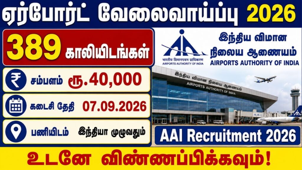 AAI Recruitment 2026 - 389 Vacancy