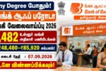 Bank of Baroda Recruitment 2026 2482 LBO Posts | Apply Online!