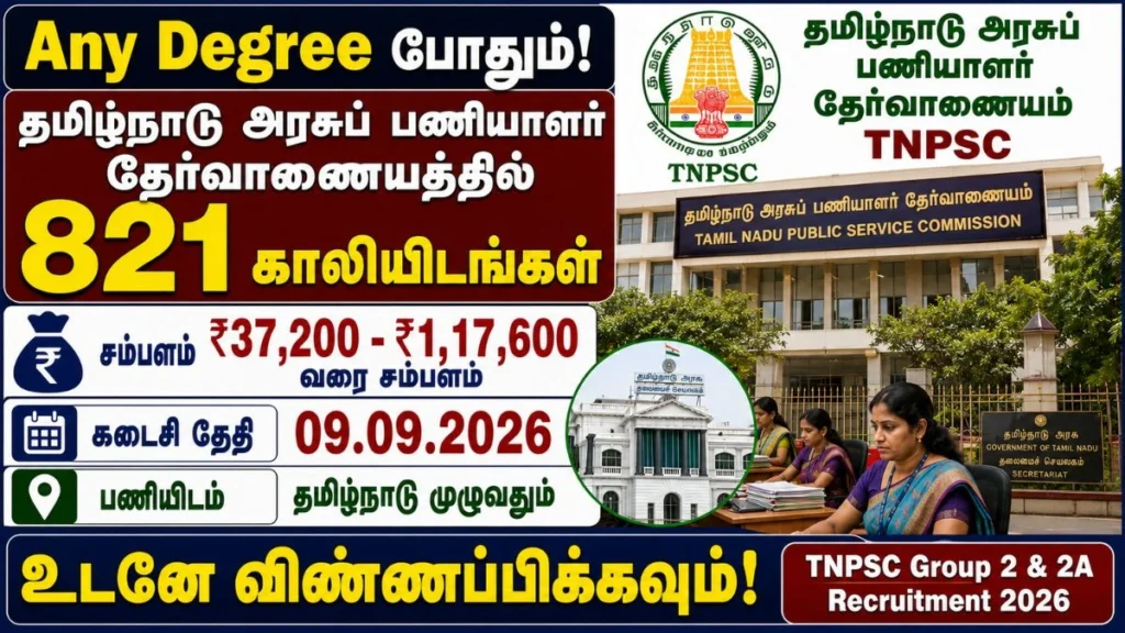 TNPSC Group 2 & 2A Recruitment 2026