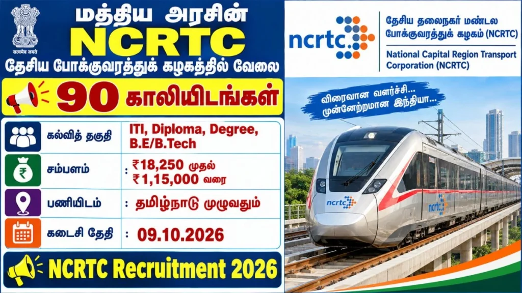 NCRTC Recruitment 2026
