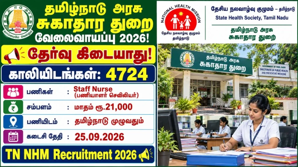 TN NHM Recruitment 2026
