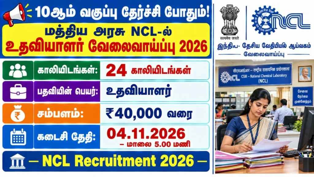 NCL Recruitment 2026 24 Multi-Tasking Staff (MTS) Posts | Apply Now!
