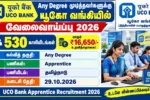 UCO Bank Apprentice Recruitment 2026 530 Posts | Apply Now!